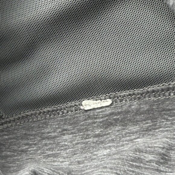 Lululemon Jacket Womens XS Gray 1/2 Zip Thumbholes Mesh Lined Running Yoga - Picture 4 of 13